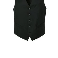 DIGEL Anzug Modern F 99656/120033+116062+160008/10 Anzug mit Weste, Schurwolle REDA, Schwarz -Anzüge & Westen Schritte 298895 norm4