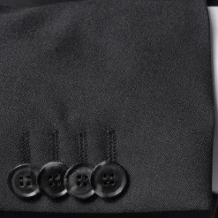 DIGEL Anzug Modern F 99656/120033+116062+160008/10 Anzug mit Weste, Schurwolle REDA, Schwarz -Anzüge & Westen Schritte 298895 norm5