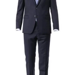 DIGEL Anzug Modern Fit 99656/120033+116062/20 Schurwolle REDA, Nachtblau