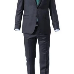 DIGEL Anzug Modern Fit 99656/120033+116062/42 Schurwolle REDA, Anthrazit meliert, Anthrazit