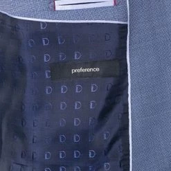 DIGEL Anzug Modern Fit 99653/120033+116062/28 Schurwolle Super110 REDA, Blau meliert, Hellblau -Anzüge & Westen Schritte 298911 norm5