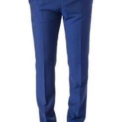 DIGEL Hose Slim Fit Apollo 99832/110030/28 Hose Apollo, Schurwolle Super100, Royalblau, Blau