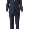 DIGEL Anzug Modern Fit 99658/120033+116062/20 Schurwolle Super110 REDA, Nachtblau