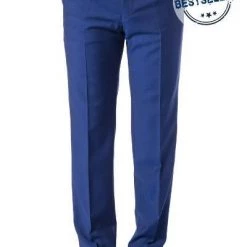 DIGEL Hose Modern Fit Per 99832/116062/28 Hose Per, Schurwolle Super100, Royal, Blau