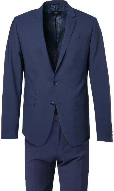 DIGEL Anzug Extra Slim Fit 99849/120108+110049/24 Schurwoll-Stretch, Dunkelblau 4 DIGEL Anzug Extra Slim Fit 99849/120108+110049/24 Schurwoll-Stretch, Dunkelblau – Bild 2