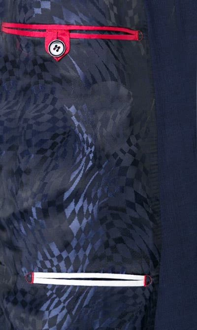 DIGEL Anzug Extra Slim Fit 99849/120108+110049/24 Schurwoll-Stretch, Dunkelblau 7 DIGEL Anzug Extra Slim Fit 99849/120108+110049/24 Schurwoll-Stretch, Dunkelblau – Bild 5