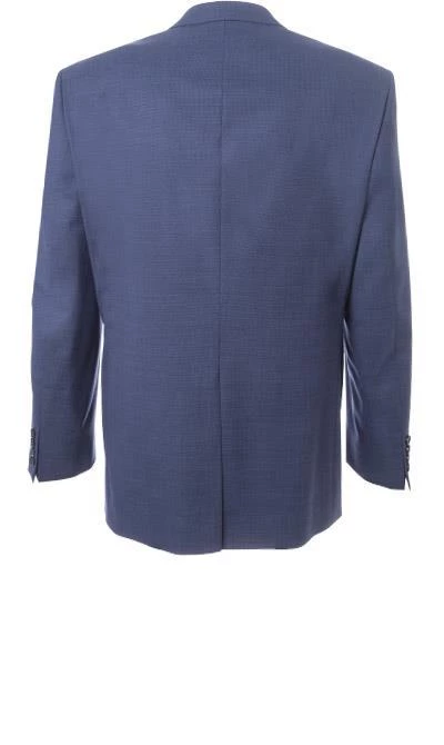 DIGEL Anzug Comfort Fit 99601/121016+111066/24 Schurwoll-Stretch, Blau meliert, Blau 5 DIGEL Anzug Comfort Fit 99601/121016+111066/24 Schurwoll-Stretch, Blau meliert, Blau – Bild 3