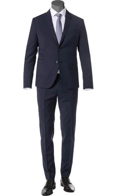 CINQUE Anzug Cipuletti 2290+2190-1501/691 Super Slim, Schurwoll-Stretch, Blau, Marineblau 3 CINQUE Anzug Cipuletti 2290+2190-1501/691 Super Slim, Schurwoll-Stretch, Blau, Marineblau