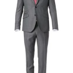 CG Anzug 70-124N1/423732/+433103/82 Slim Fit, Schurwolle, Grau meliert, Grau