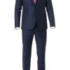 CG Anzug 70-124N1/423732+433103/62 Slim Fit, Schurwolle, Navy meliert, Marineblau