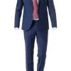 CG Anzug 60-107S0/423712+433063/62 Slim Fit, Woll-Stretch, Blau , Blau -Anzüge & Westen Schritte 301722 norm