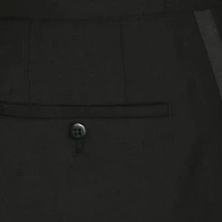 Wilvorst Smoking Hose 401201/01/530 Smokinghose, Schurwolle, Schwarz -Anzüge & Westen Schritte 30177 norm3