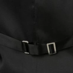 DIGEL Weste Modern Fit Dan 99832/160008/10 Schurwolle, Schwarz -Anzüge & Westen Schritte 302086 norm4