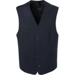 DIGEL Weste Comfort Fit Livorno 99976/161010/20 Schurwolle, Nachtblau