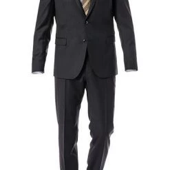 Strellson Anzug Rick-Jans 30012742/215 Regular Fit, Schurwolle, Dunkelbraun