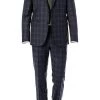 JOOP! Anzug Finch-Brad 30012708+17/401 Modern Fit, Schurwolle, Nachtblau kariert, Nachtblau -Anzüge & Westen Schritte 305154 norm