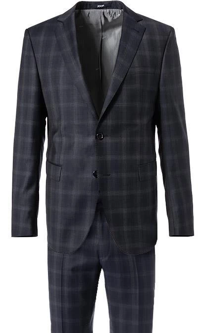JOOP! Anzug Finch-Brad 30012708+17/401 Modern Fit, Schurwolle, Nachtblau kariert, Nachtblau 4 JOOP! Anzug Finch-Brad 30012708+17/401 Modern Fit, Schurwolle, Nachtblau kariert, Nachtblau – Bild 2