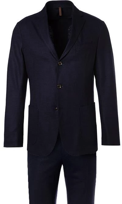 Windsor Anzug Gero+Santio 30011468+30012445/401 Anzug Gero-Santio, Schurwolle, Navy, Nachtblau 4 Windsor Anzug Gero+Santio 30011468+30012445/401 Anzug Gero-Santio, Schurwolle, Navy, Nachtblau – Bild 2