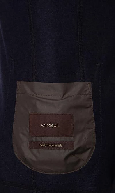 Windsor Anzug Gero+Santio 30011468+30012445/401 Anzug Gero-Santio, Schurwolle, Navy, Nachtblau 7 Windsor Anzug Gero+Santio 30011468+30012445/401 Anzug Gero-Santio, Schurwolle, Navy, Nachtblau – Bild 5