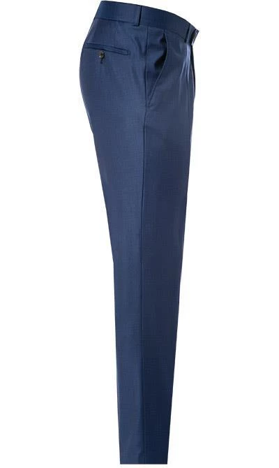 Carl Gross Anzug 70-061S0/325012+338333/63 Sharp Fit, Schurwolle, Saphirblau meliert, Dunkelblau 10 Carl Gross Anzug 70-061S0/325012+338333/63 Sharp Fit, Schurwolle, Saphirblau meliert, Dunkelblau – Bild 8