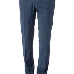 Daniel Hechter Hose 40252/100110/670 Modern Fit, Schurwolle klimaregulierend, Blau meliert, Nachtblau