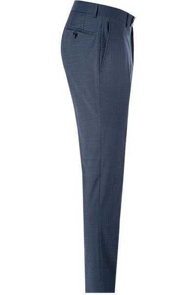 Daniel Hechter Hose 40252/100110/670 Modern Fit, Schurwolle klimaregulierend, Blau meliert, Nachtblau 5 Daniel Hechter Hose 40252/100110/670 Modern Fit, Schurwolle klimaregulierend, Blau meliert, Nachtblau – Bild 3