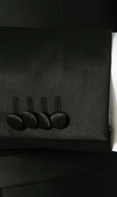 KARL LAGERFELD Anzug 155225+ 255025/10/500096/990 Smoking, Schurwoll-Stretch, Schwarz 6 KARL LAGERFELD Anzug 155225+ 255025/10/500096/990 Smoking, Schurwoll-Stretch, Schwarz – Bild 4