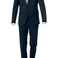 KARL LAGERFELD Anzug 155200+255001/10/500099/690 Schurwoll-Stretch, Nachtblau, Marine