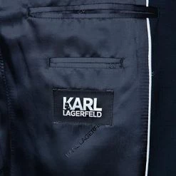 KARL LAGERFELD Anzug 155200+255001/10/500099/690 Schurwoll-Stretch, Nachtblau, Marine -Anzüge & Westen Schritte 309712 norm5