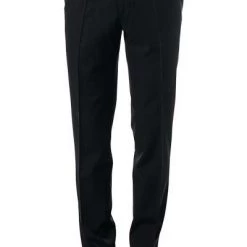 Carl Gross Hose Sascha 70-060N0/332023/90 Modern Fit, Schurwolle, Schwarz