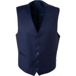 Carl Gross Weste Stan 70-060N0/343113/63 Modern Fit, Schurwolle, Dunkelblau, Marine