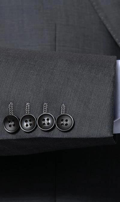 Carl Gross Anzug 70-060N0/323022+332023/82 Modern Fit, Schurwolle, Dunkelgrau, Anthrazit 6 Carl Gross Anzug 70-060N0/323022+332023/82 Modern Fit, Schurwolle, Dunkelgrau, Anthrazit – Bild 4