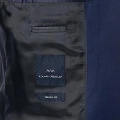 EDUARD DRESSLER Anzug 00510/6B01+3B25/45 Shaped Fit, Schurwolle Super140, Dunkelblau meliert, Dunkelblau -Anzüge & Westen Schritte 312224 norm6