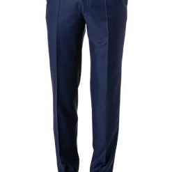 EDUARD DRESSLER Hose Jeff 00510/3B25/45 Shaped Fit, Schurwolle Super140, Dunkelblau meliert, Dunkelblau