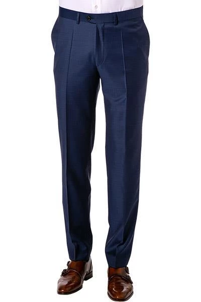 EDUARD DRESSLER Hose Jeff 00510/3B25/45 Shaped Fit, Schurwolle Super140, Dunkelblau meliert, Dunkelblau 3 EDUARD DRESSLER Hose Jeff 00510/3B25/45 Shaped Fit, Schurwolle Super140, Dunkelblau meliert, Dunkelblau