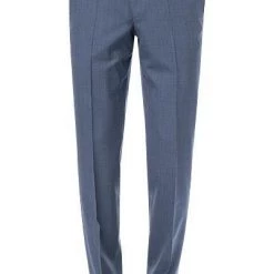 HILTL Hose Piacenza 33349/34600/47 Contemporary Fit, Schurwolle waschbar, Rauchblau, Dunkelblau