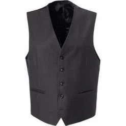 Carl Gross Weste Stan 70-060N0/343113/72 Modern Fit, Schurwolle, Dunkelbraun, Braun