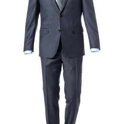 Carl Gross Anzug 70-060N0/323022+332023/61 Modern Fit, Schurwolle, Blau, Stahlblau