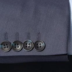 Carl Gross Anzug 70-060N0/323022+332023/61 Modern Fit, Schurwolle, Blau, Stahlblau -Anzüge & Westen Schritte 312722 norm4