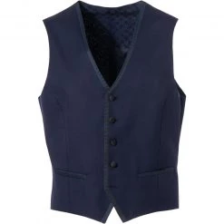 JOOP! Weste Webb 30013264/401 Slim Fit, Schurwolle, Dunkelblau, Nachtblau