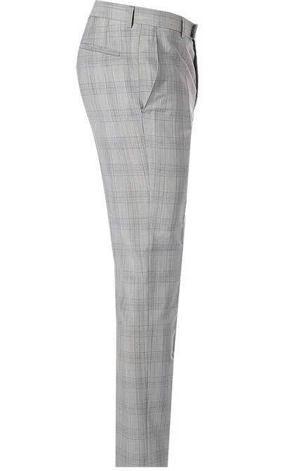 Strellson Anzug Cale-Madden 30015974+75/045 Extra Slim Fit, Schurwolle, Graugrün kariert, Grau 10 Strellson Anzug Cale-Madden 30015974+75/045 Extra Slim Fit, Schurwolle, Graugrün kariert, Grau – Bild 8