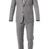 Strellson Anzug Aban/Manver 30015351+30015352/275 Anzug Aban-Manver, Slim Fit, Schurwolle Super120, Grau meliert, Beige