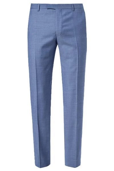 JOOP! Hose Blayr 30015838/452 Slim Fit, Schurwolle Super100, Blau meliert, Blau 4 JOOP! Hose Blayr 30015838/452 Slim Fit, Schurwolle Super100, Blau meliert, Blau – Bild 2