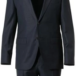 BOSS Anzug Jeckson/Lenon 50410126+50410140/402 Anzug Jeckson-Lenon, Regular Fit, Schurwolle, Nachtblau meliert, Dunkelblau -Anzüge & Westen Schritte 315976 norm2