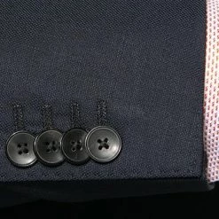 BOSS Anzug Jeckson/Lenon 50410126+50410140/402 Anzug Jeckson-Lenon, Regular Fit, Schurwolle, Nachtblau meliert, Dunkelblau -Anzüge & Westen Schritte 315976 norm4