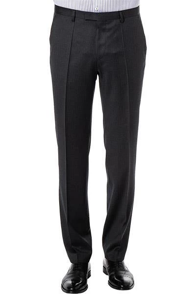 BOSS Hose Lenon 50409254/021 Regular Fit, Schurwolle REDA, Anthrazit meliert, Dunkelgrau 3 BOSS Hose Lenon 50409254/021 Regular Fit, Schurwolle REDA, Anthrazit meliert, Dunkelgrau