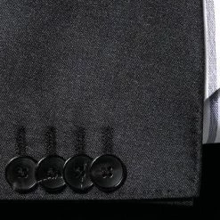 BOSS Anzug Huge/Lenon 50408828+9254/021 Anzug Huge-Lenon, Slim Fit, Schurwolle REDA, Anthrazit meliert, Dunkelgrau -Anzüge & Westen Schritte 316056 norm4