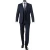BOSS Anzug Huge/Lenon 50408828+9254+9255/480 Anzug Huge-Lenon , Slim Fit, Schurwolle REDA, Dunkelblau, Blau