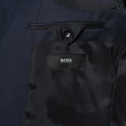 BOSS Anzug Huge/Lenon 50408828+9254+9255/480 Anzug Huge-Lenon , Slim Fit, Schurwolle REDA, Dunkelblau, Blau -Anzüge & Westen Schritte 316057 norm6