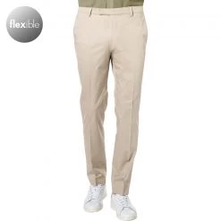 Pierre Cardin Hose Bertrand 72137/810/75201/7950 Slim Fit, Baumwoll-Stretch, Beige